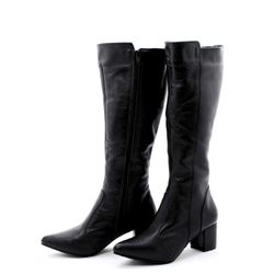 Botas Femininas De Montaria Lirom Cano Alto Com Sa... - CALÇADOS LIROM