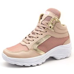 Tênis Feminino Sneaker Lirom Fitness Lingua Alta E... - CALÇADOS LIROM