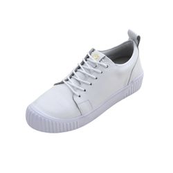 Tênis Casual Lirom Flat Em Couro Branco - C400 - CALÇADOS LIROM