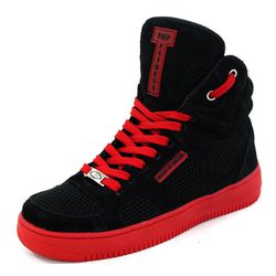Tenis Bota Academia Cano Alto Top Fitness Preto/Ve... - CALÇADOS LIROM
