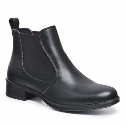 Bota Feminina Casual Cano Baixo - 2026- preto - SAPATTARIA DOS PES