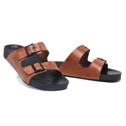 Sandália Feminina Birken Camel - birken-camel - SAPATTARIA DOS PES