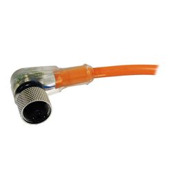 Cabo com Conector M12 2m Metaltex K12-A-2M-LP - Sartori Web