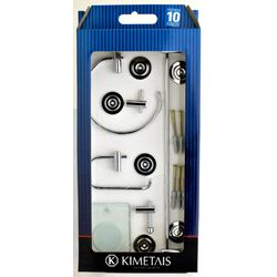 Kit com 5 Peças Star Cromado Kimetais - 526 - Sartori Web