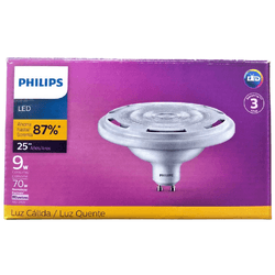 Lâmpada LED Philips AR111 Bivolt 9W-70W GU10 3000K... - Sartori Web
