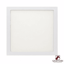 Plafon LED Quadrado Embutir 24w 3000k - LedBee - Sartori Casa e Construção Ltda