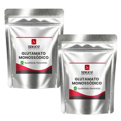 Kit Glutamato Monossódico - 2 pct - 1 Kg cada - SAUCE ADITIVOS E INGREDIENTES