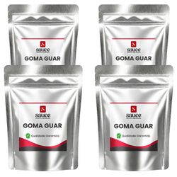 Kit Goma Guar 100% Pura Alimentícia - 4 pct - 1 Kg cada - SAUCE ADITIVOS E INGREDIENTES