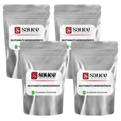 Kit Glutamato Monossódico - 4 pct - 500 g cada - SAUCE ADITIVOS E INGREDIENTES