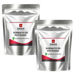 Kit Sorbato de Potássio - Conservante - 2 pct - 1 Kg cada - SAUCE ADITIVOS E INGREDIENTES