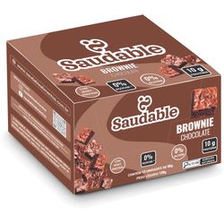 Brownie de Chocolate - Caixa com 12 unidades - 02 - SAUDABLE