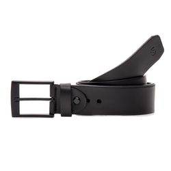 Cinto Masculino Face Única Em Couro Soleta Preto Savelli