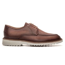 Sapato Masculino New Castle Em Couro Whisky Savelli