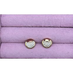 Brinco de Circulo com Pedras - P315 - SCAGLIONI