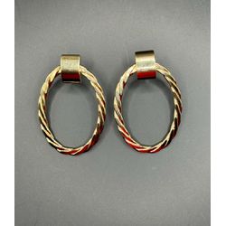 Brincos de Argola Torcida - Plh3467 - SCAGLIONI