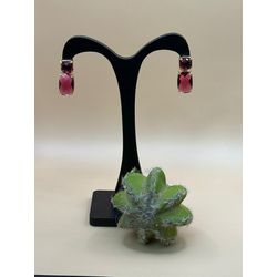 Brinco de Pedras Rosa - P326 - SCAGLIONI