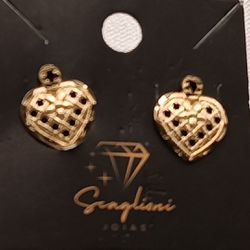 Brinco Coração Vazado - 327126 - SCAGLIONI