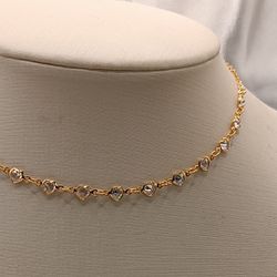 Choker Pedra Coração Cristal - 52711 - SCAGLIONI