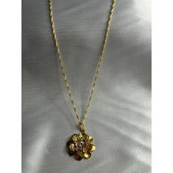 Colar Flor e Zircônia - SC15 - SCAGLIONI