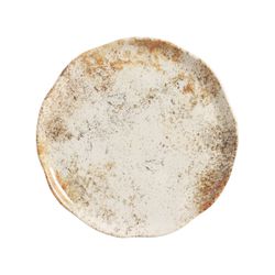 Conjunto 6 Pratos Raso Aspen Bege - Cerâmica Scalla