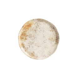 Conjunto 6 Pratos Sobremesa Aspen Bege - Cerâmica Scalla