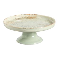 Porta Torta C/ Pe Verde Aspen - Cerâmica Scalla