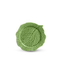 Conjunto 6 Pratos Raso Couve Verde Crisitna - Cerâmica Scalla