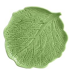 Sousplat Couve Verde Cristina - Cerâmica Scalla