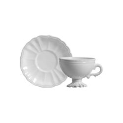 Conjunto 6 Xicaras Cha C/ 6 Pires Mediterraneo Pro... - Cerâmica Scalla