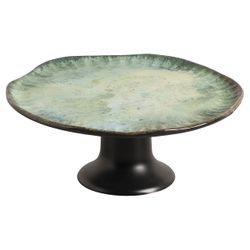 Porta Torta Oreon Green - Cerâmica Scalla