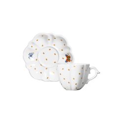 Conjunto 6 Xícaras De Chá Com 6 Pires Champignons ... - Cerâmica Scalla