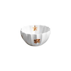 Conjunto 6 Bowls Cereal 2 Folhas Água De Scalla - Cerâmica Scalla