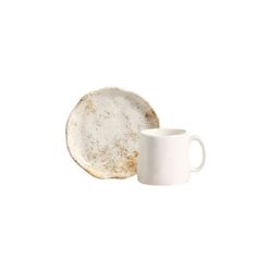 Conjunto 6 Xicaras De Café Com 6 Pires Scalla - Cerâmica Scalla