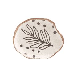 Conjunto 6 Pratos Sobremesa Ø20cm Strip Scalla - Cerâmica Scalla