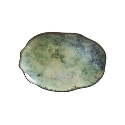 Travessa Orgânica Pequena Oreon Green Scalla - Cerâmica Scalla