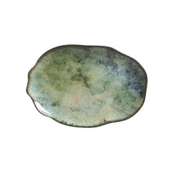 Travessa Orgânica Pequena Oreon Green Scalla - Cerâmica Scalla