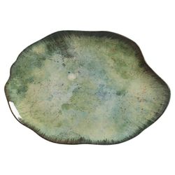 Travessa Orgânica Média Oreon Green Scalla - Cerâmica Scalla