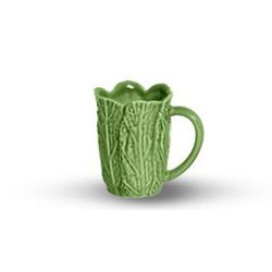 Caneca Couve Verde Cristina Scalla - Cerâmica Scalla
