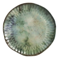 Conjunto 6 Pratos Sobremesa Oreon Green 20cm Scall - Cerâmica Scalla