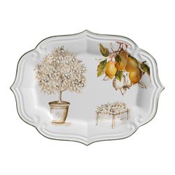 Travessa Grande Branca Toscana Scalla - Cerâmica Scalla