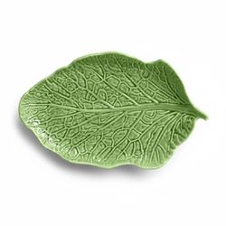 Travessa Média Couve Verde Cristina Scalla - Cerâmica Scalla
