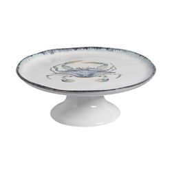 Prato de Bolo 27cm Atlântica Cerâmica Scalla - Cerâmica Scalla