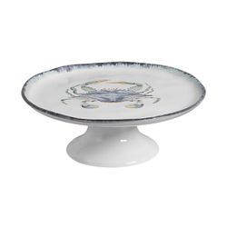 Prato de Bolo 27cm Atlântica Cerâmica Scalla - Cerâmica Scalla