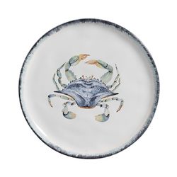 Conjunto 6 Prato Raso Ø27cm Caranguejo Atlântica S... - Cerâmica Scalla