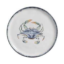 Conjunto 6 Prato Raso Ø27cm Caranguejo Atlântica S... - Cerâmica Scalla