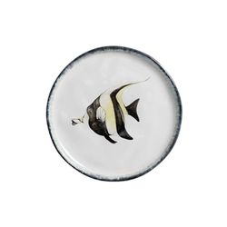 Conjunto 6 Prato Sobremesa Liso Atlântica Cerâmica... - Cerâmica Scalla