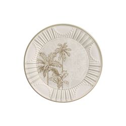 Conjunto 6 Prato Sobremesa Vintage Palms Cerâmica ... - Cerâmica Scalla
