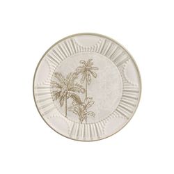 Conjunto 6 Prato Sobremesa Vintage Palms Cerâmica ... - Cerâmica Scalla