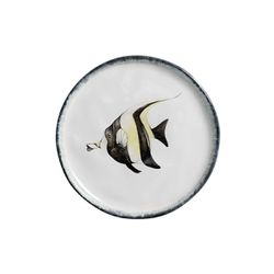 Conjunto 6 Prato Sobremesa Liso Atlântica Cerâmica... - Cerâmica Scalla