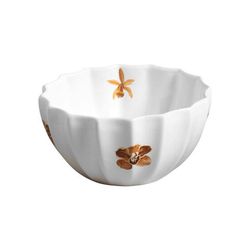 Conjunto 6 Bowls Cereal 2 Folhas Água De Scalla - Cerâmica Scalla